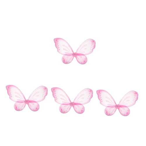 BESPORTBLE 4 Stück Leuchtende Verschleißfeste für Mädchen Schmetterlingsflügel Kinderkostüm Leichtes Material Bequemes Tragen Accessoire für Geburtstag Halloween Cosplay und Fotoshootings von BESPORTBLE