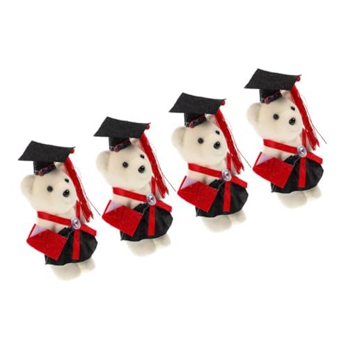 BESPORTBLE 4 Stück Mini Plüsch Abschlussbär Flauschige Kuscheltiere für Abschlussfeiern DIY Blumenstrauß Zubehör Hochwertige Geschenkidee für Graduierung Weiche und Langlebige Dekoration BESPORTBLE 4 Stück Mini Plüsch Abschlussbär Flauschige Kuscheltiere für Abschlussfeiern DIY Blumenstrauß Zubehör Hochwertige Geschenkidee für Graduierung Weiche und Langlebige Dekoration von BESPORTBLE