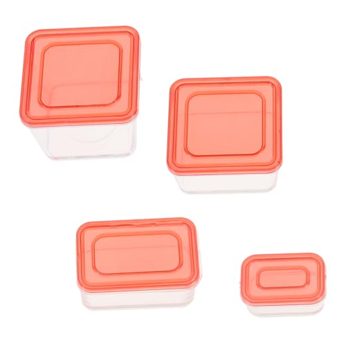 BESPORTBLE 4 Stück Miniatur Aufbewahrungsboxen für Puppenhaus Teiliges Set aus Transparenten Snack Boxen Zubehörteile für Miniatur Lebensmittelmodelle Stark und Langlebig Geeignet für BESPORTBLE 4 Stück Miniatur Aufbewahrungsboxen für Puppenhaus Teiliges Set aus Transparenten Snack Boxen Zubehörteile für Miniatur Lebensmittelmodelle Stark und Langlebig Geeignet für von BESPORTBLE