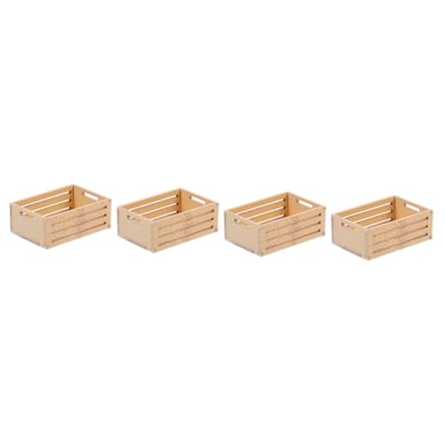 BESPORTBLE 4 Stück Miniatur Aufbewahrungskorb aus Holz Rustikale Farbe Langlebiges Modell für Puppenhaus Dekoration DIY Zubehör für Mini Haus Detailreiches Micro Landschafts Accessoire für BESPORTBLE 4 Stück Miniatur Aufbewahrungskorb aus Holz Rustikale Farbe Langlebiges Modell für Puppenhaus Dekoration DIY Zubehör für Mini Haus Detailreiches Micro Landschafts Accessoire für von BESPORTBLE