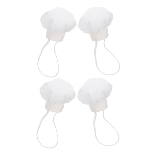 BESPORTBLE 4 Stück Miniatur Kochmützen Weiß für Puppen Leicht Anzubringende Doll Bonnets Dekorative Küchenhut Accessoires für Puppenhaus Rollenspiele und DIY Bastelprojekte BESPORTBLE 4 Stück Miniatur Kochmützen Weiß für Puppen Leicht Anzubringende Doll Bonnets Dekorative Küchenhut Accessoires für Puppenhaus Rollenspiele und DIY Bastelprojekte von BESPORTBLE
