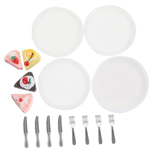 BESPORTBLE 4 Stück Miniatur Kuchen Dekorationsset Fake Dessert Modelle für Puppenhaus Szenen Schokoladen Zitronen und Schwarz Torte Hochwertiges für Miniatur Küche und Sammlungen BESPORTBLE 4 Stück Miniatur Kuchen Dekorationsset Fake Dessert Modelle für Puppenhaus Szenen Schokoladen Zitronen und Schwarz Torte Hochwertiges für Miniatur Küche und Sammlungen von BESPORTBLE