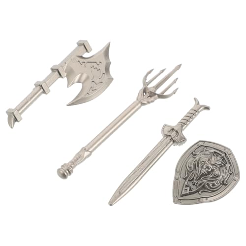 BESPORTBLE 4 Stück Miniatur Säbel Schilde und Äxte Set für Jungen Teiliges Bausteinzubehör für Kreative Rollenspiele Kompatibel mit Bauklötzen Fördert Fantasie und DIY Design BESPORTBLE 4 Stück Miniatur Säbel Schilde und Äxte Set für Jungen Teiliges Bausteinzubehör für Kreative Rollenspiele Kompatibel mit Bauklötzen Fördert Fantasie und DIY Design von BESPORTBLE