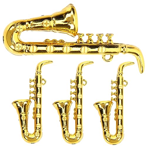 BESPORTBLE 4 Stück Miniatur Saxophon Puppenhaus Musikinstrumente Realistische Miniatur Dekoration für Musikliebhaber Kreative Szenen Hochwertige Handwerkskunst für Stilvolle Wohnaccessoires BESPORTBLE 4 Stück Miniatur Saxophon Puppenhaus Musikinstrumente Realistische Miniatur Dekoration für Musikliebhaber Kreative Szenen Hochwertige Handwerkskunst für Stilvolle Wohnaccessoires von BESPORTBLE