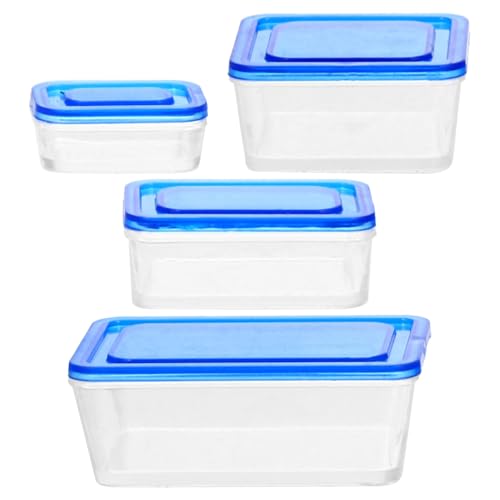 BESPORTBLE 4 Stück Miniaturisierte Bento Boxen Realistische Puppenhaus Lebensmittelbehälter für Kreative DIY Dekoration und Spielszene für Miniatur Küchen und Puppenhäuser BESPORTBLE 4 Stück Miniaturisierte Bento Boxen Realistische Puppenhaus Lebensmittelbehälter für Kreative DIY Dekoration und Spielszene für Miniatur Küchen und Puppenhäuser von BESPORTBLE