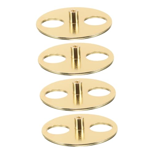 BESPORTBLE 4 Stück Musikbox Aufziehmechanismus DIY Zubehör für Kreative Handarbeiten Goldene Basis Geschenkidee für Freunde und Familie von BESPORTBLE