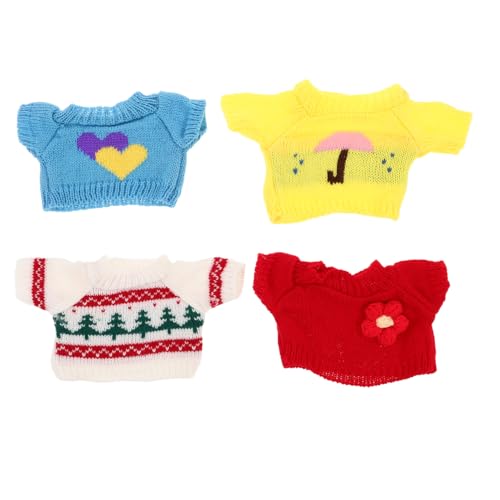 BESPORTBLE 4 Stück Plüschspielzeugkleidung DIY Dull Kind DIY Bärenpuppenzubehör Kleidung für Plüschtiere Kleidung tragen Weihnachtspuppen-Outfit für Spielzeugbären Faser Baumwolle BESPORTBLE 4 Stück Plüschspielzeugkleidung DIY Dull Kind DIY Bärenpuppenzubehör Kleidung für Plüschtiere Kleidung tragen Weihnachtspuppen-Outfit für Spielzeugbären Faser Baumwolle von BESPORTBLE