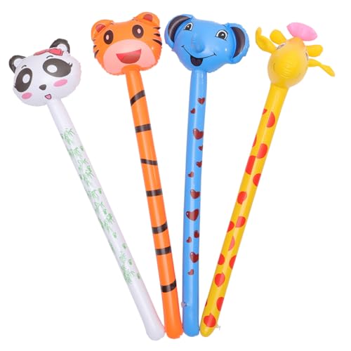 BESPORTBLE 4 Stück Teiliges Aufblasbare Tierballons aus Hochwertigem PVC Langlebige Spielzeuge mit Glatter Oberfläche Schnell Aufblasbare und Platzsparend Faltbare Tier Sticks für BESPORTBLE 4 Stück Teiliges Aufblasbare Tierballons aus Hochwertigem PVC Langlebige Spielzeuge mit Glatter Oberfläche Schnell Aufblasbare und Platzsparend Faltbare Tier Sticks für von BESPORTBLE
