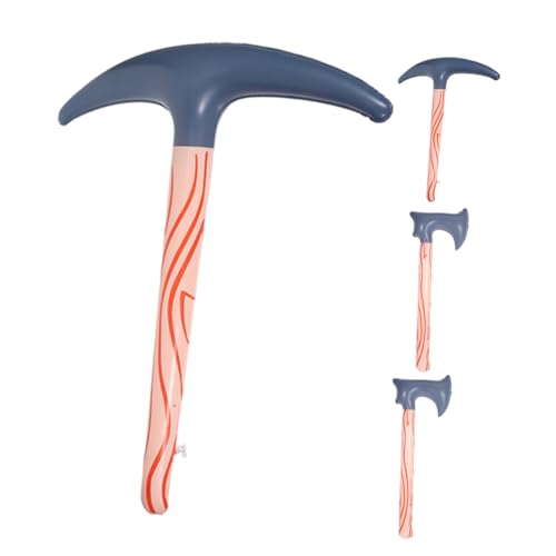 BESPORTBLE 4stücke Aufblasbare Axt Als Spielzeug Partydekoration Halloween-Requisite Kostüm-Accessoire Beil-Mockup Für Geburtstagsfeiern Und Thematische Aktivitäten von BESPORTBLE