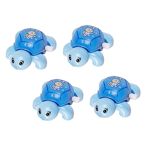 BESPORTBLE 4 Stück Teiliges Aufziehspielzeug Schildkröten Wind up Lernspielzeug Buntes Cartoon Design Sicheres Kunststoffspielzeug für Frühe Bildung und Spielerisches Lernen Zufällige Farbe von BESPORTBLE