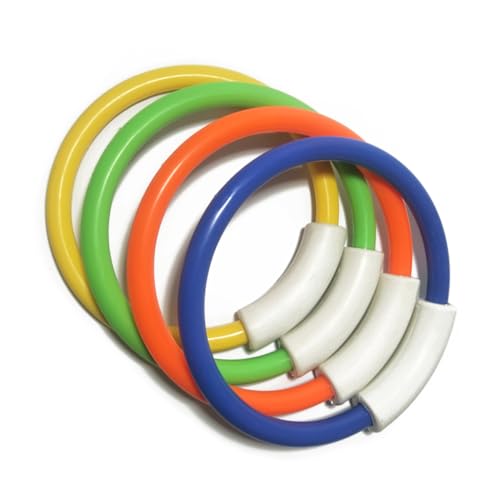 BESPORTBLE 4 Stück Teiliges Buntes Tauchringe Robustes Wasserspielzeug für Fördert Tauchen und Schwimmtraining Farbenfrohe Unterwasser Spielringe in Orange Grün Gelb Blau für Schwimmbadspaß BESPORTBLE 4 Stück Teiliges Buntes Tauchringe Robustes Wasserspielzeug für Fördert Tauchen und Schwimmtraining Farbenfrohe Unterwasser Spielringe in Orange Grün Gelb Blau für Schwimmbadspaß von BESPORTBLE