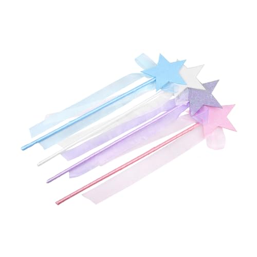 BESPORTBLE 4 Stück Teiliges Feenstab Glitzerndem Fünfzackigem Stern Leichte Feenstäbe für Partydekorationen Bühnenrequisiten Kinderkostüme Halloween und Cosplay Farbenfrohe Spielzeuge BESPORTBLE 4 Stück Teiliges Feenstab Glitzerndem Fünfzackigem Stern Leichte Feenstäbe für Partydekorationen Bühnenrequisiten Kinderkostüme Halloween und Cosplay Farbenfrohe Spielzeuge von BESPORTBLE