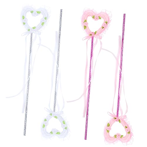 BESPORTBLE 4 Stück Teiliges Feenstab für Mädchen Glitzernde Zauberstäbe mit Herzform Farbenfrohe Zauberstäbe für Halloween Bühnenauftritte und Partyspiele Langlebig und Sicher BESPORTBLE 4 Stück Teiliges Feenstab für Mädchen Glitzernde Zauberstäbe mit Herzform Farbenfrohe Zauberstäbe für Halloween Bühnenauftritte und Partyspiele Langlebig und Sicher von BESPORTBLE