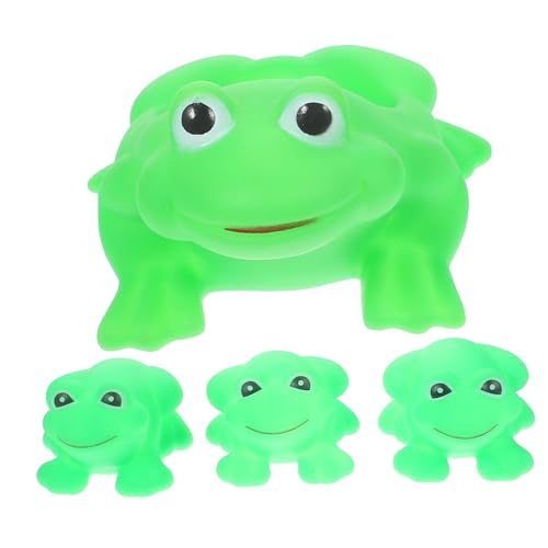 BESPORTBLE 4 Stück Teiliges Frosch Badespielzeug Set für Lustige Schwimmende Froschspielzeuge Vinyl für Unvergessliches Badeerlebnis der Badewanne oder Dusche BESPORTBLE 4 Stück Teiliges Frosch Badespielzeug Set für Lustige Schwimmende Froschspielzeuge Vinyl für Unvergessliches Badeerlebnis der Badewanne oder Dusche von BESPORTBLE