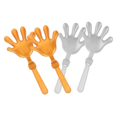BESPORTBLE 4 Stück Teiliges Hand Clappers Party Lärmmacher aus Robustem Kunststoff Farbige Klatschgeräusche für Geburtstage Sportevents Karneval mit Praktischem Stilvollem BESPORTBLE 4 Stück Teiliges Hand Clappers Party Lärmmacher aus Robustem Kunststoff Farbige Klatschgeräusche für Geburtstage Sportevents Karneval mit Praktischem Stilvollem von BESPORTBLE