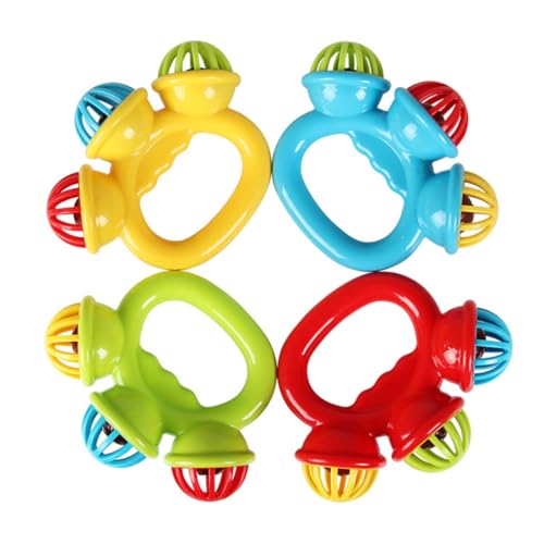 BESPORTBLE 4 Stück Teiliges Handrassel für Junge Mädchen Jahre Bunte Mini Klingelspielzeuge zur Musikalischen Früherziehung Fördert Rhythmusgefühl und Farberkennung Tragbar Zufällige Farbe BESPORTBLE 4 Stück Teiliges Handrassel für Junge Mädchen Jahre Bunte Mini Klingelspielzeuge zur Musikalischen Früherziehung Fördert Rhythmusgefühl und Farberkennung Tragbar Zufällige Farbe von BESPORTBLE