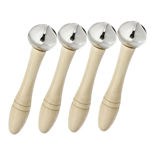 BESPORTBLE 4 Stück Teiliges Handshake Bell Ergonomischem Holzgriff Langlebige Verschleißfeste Musikinstrumente für Bühnenperformance und Sensorisches für Musikliebhaber und Geschenkideen BESPORTBLE 4 Stück Teiliges Handshake Bell Ergonomischem Holzgriff Langlebige Verschleißfeste Musikinstrumente für Bühnenperformance und Sensorisches für Musikliebhaber und Geschenkideen von BESPORTBLE