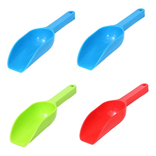 BESPORTBLE 4 Stück Teiliges Kindersandspielzeug Robuste Plastiksandspaten mit Flachem Kopf für Strand und Sandkastenaktivitäten Fördert Kreatives und Eltern Junge Mädchen Zufällige Farbe von BESPORTBLE