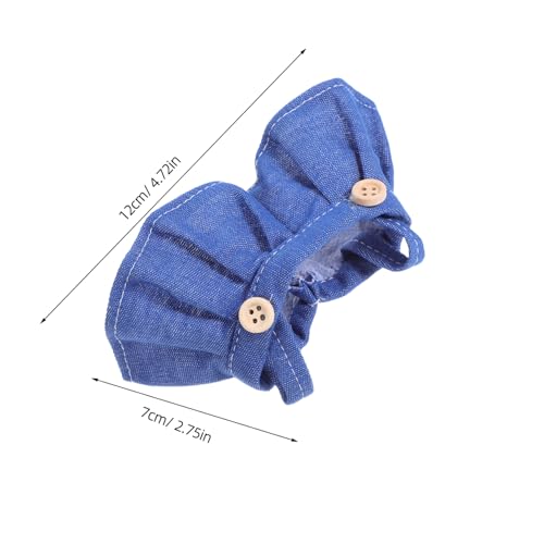 BESPORTBLE 4 Stück Teiliges Kleidungsset für Puppen Weicher Plüschrock Modischer Stoff Latzrock Einfach Anzuziehen Langlebig Vielseitig für Kreatives Ankleiden und Sammeln von BESPORTBLE