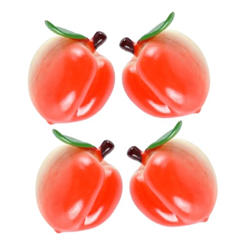 BESPORTBLE 4 Stück Teiliges Kleine Künstliche Pfirsichmodelle aus Langlebigem Naturgetreue Dekoration für Tisch Obstkorb Fotoshooting Marktstand und Wohnraumgestaltung BESPORTBLE 4 Stück Teiliges Kleine Künstliche Pfirsichmodelle aus Langlebigem Naturgetreue Dekoration für Tisch Obstkorb Fotoshooting Marktstand und Wohnraumgestaltung von BESPORTBLE