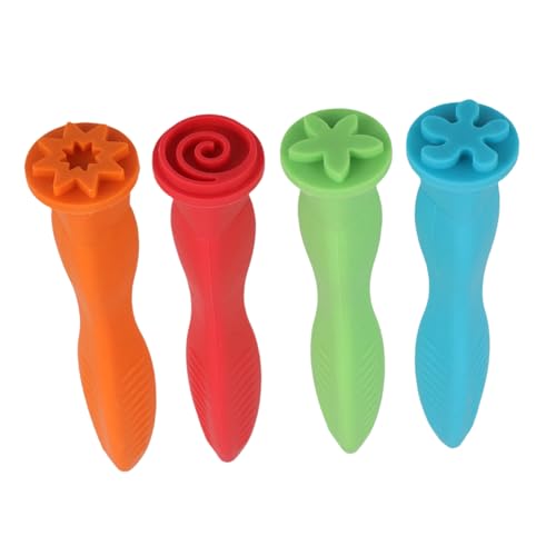 BESPORTBLE 4 Stück Teiliges Kreativ Stempelset für Ergonomische Stempel mit Blumenmotiven Dekorative Bastelstempel für Karten und Kreative Projekte Lehrreiches Motorik und Konzentration BESPORTBLE 4 Stück Teiliges Kreativ Stempelset für Ergonomische Stempel mit Blumenmotiven Dekorative Bastelstempel für Karten und Kreative Projekte Lehrreiches Motorik und Konzentration von BESPORTBLE