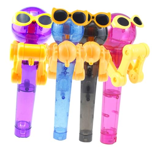 BESPORTBLE 4 Stück Teiliges Lutscherhalter Dinosaurier Roboter Design Lustiger Lutscherständer für Jungen Mädchen Kunststoff Praktisch Leicht Tragbar BESPORTBLE 4 Stück Teiliges Lutscherhalter Dinosaurier Roboter Design Lustiger Lutscherständer für Jungen Mädchen Kunststoff Praktisch Leicht Tragbar von BESPORTBLE