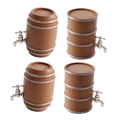 BESPORTBLE 4 Stück Teiliges Mini Holzfass Realistische Miniatur Wein und Bierfässer Detailgetreue Puppenhaus Dekoration Vielseitig für Micro Landschaft Party Deko und Oktoberfest Zubehör BESPORTBLE 4 Stück Teiliges Mini Holzfass Realistische Miniatur Wein und Bierfässer Detailgetreue Puppenhaus Dekoration Vielseitig für Micro Landschaft Party Deko und Oktoberfest Zubehör von BESPORTBLE