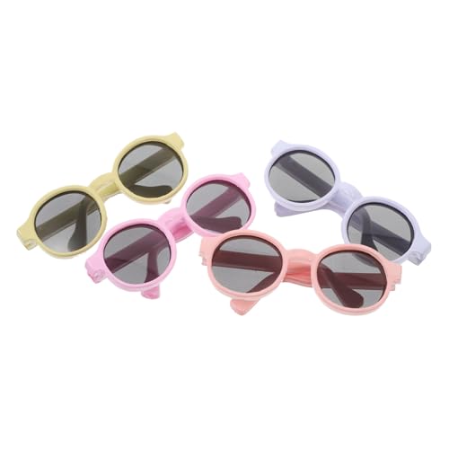 BESPORTBLE 4 Stück Teiliges Mini Puppen Sonnenbrillen Macaron Farben Bunte Leichte für Puppenhaus Rollenspiel und Puppen Outfits BESPORTBLE 4 Stück Teiliges Mini Puppen Sonnenbrillen Macaron Farben Bunte Leichte für Puppenhaus Rollenspiel und Puppen Outfits von BESPORTBLE