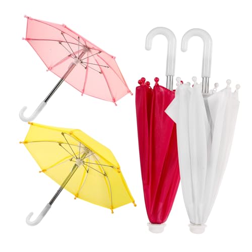BESPORTBLE 4 Stück Teiliges Miniatur Regenschirm für Puppenhaus Dekoration Lebensechte Kleine Puppen Reise Sonnenschirme in Weiß Gelb und Kompakt und Stilvoll BESPORTBLE 4 Stück Teiliges Miniatur Regenschirm für Puppenhaus Dekoration Lebensechte Kleine Puppen Reise Sonnenschirme in Weiß Gelb und Kompakt und Stilvoll von BESPORTBLE