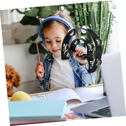BESPORTBLE 4 Stück Teiliges Musikset mit Fuß Tamburin Doppellagigem Hand Tamburin und Roten Handgelenkglöckchen Ergonomisch rutschfest für Musiklernen und Rhythmusübungen BESPORTBLE 4 Stück Teiliges Musikset mit Fuß Tamburin Doppellagigem Hand Tamburin und Roten Handgelenkglöckchen Ergonomisch rutschfest für Musiklernen und Rhythmusübungen von BESPORTBLE