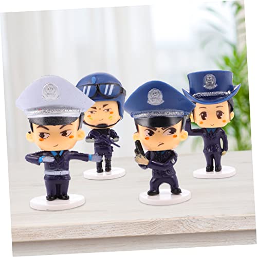 BESPORTBLE 4 Stück Teiliges Polizei Figuren Cartoon Tortendeko aus Langlebigem Umweltfreundlichem für Kindergeburtstag Vielseitig als Kuchen und Raumdekoration Geeignet BESPORTBLE 4 Stück Teiliges Polizei Figuren Cartoon Tortendeko aus Langlebigem Umweltfreundlichem für Kindergeburtstag Vielseitig als Kuchen und Raumdekoration Geeignet von BESPORTBLE