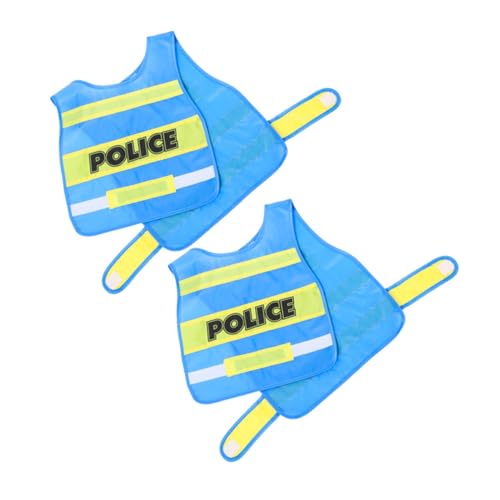 BESPORTBLE 4 Stück Teiliges Polizei Kostüm Weste Leicht Atmungsaktiv für Halloween Cosplay Party Verkleidung Pretend Play Schulveranstaltungen BESPORTBLE 4 Stück Teiliges Polizei Kostüm Weste Leicht Atmungsaktiv für Halloween Cosplay Party Verkleidung Pretend Play Schulveranstaltungen von BESPORTBLE