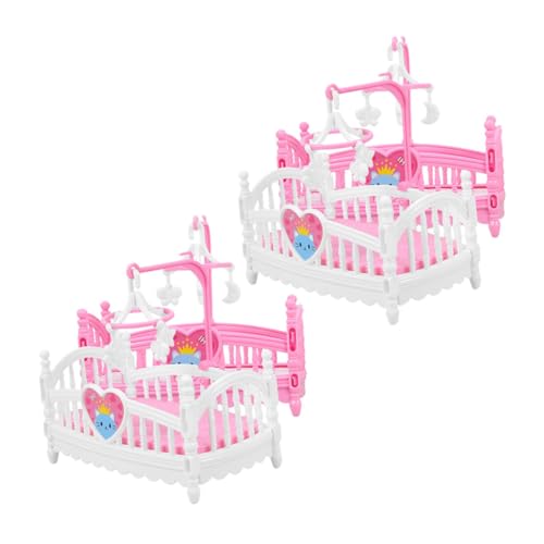 BESPORTBLE 4 Stück Teiliges Puppenhaus Möbel Miniatur Bett und Dekoration für Puppenhaus Schlafzimmer Rosa und Weiße Betten für Kreatives Wohnaccessoire BESPORTBLE 4 Stück Teiliges Puppenhaus Möbel Miniatur Bett und Dekoration für Puppenhaus Schlafzimmer Rosa und Weiße Betten für Kreatives Wohnaccessoire von BESPORTBLE