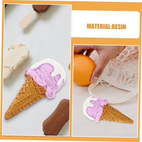 BESPORTBLE 4 Stück Teiliges Realistische Fake Ice Cone Modelle Lebensechte Eiswaffeln für Partydeko Laden und Schaufenster Fotografie Requisiten von BESPORTBLE