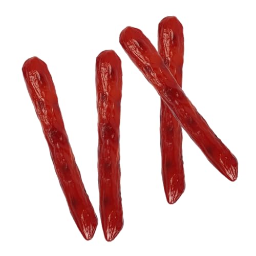 BESPORTBLE 4 Stück Teiliges Realistische Fake Wurst Modelle für Fotografie und Lebensnahe Wurst und Hot Dog Requisiten für Küchen Dekoration und Lebensmittel Displays BESPORTBLE 4 Stück Teiliges Realistische Fake Wurst Modelle für Fotografie und Lebensnahe Wurst und Hot Dog Requisiten für Küchen Dekoration und Lebensmittel Displays von BESPORTBLE