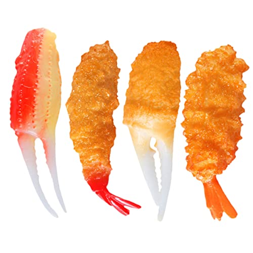 BESPORTBLE 4 Stück Teiliges Realistische Tempura Garnelen Deko aus Wasserdichtem Langlebiges Küchen für Detailgetreue Falsche Lebensmittel für Rollenspiele und Foto Requisiten BESPORTBLE 4 Stück Teiliges Realistische Tempura Garnelen Deko aus Wasserdichtem Langlebiges Küchen für Detailgetreue Falsche Lebensmittel für Rollenspiele und Foto Requisiten von BESPORTBLE