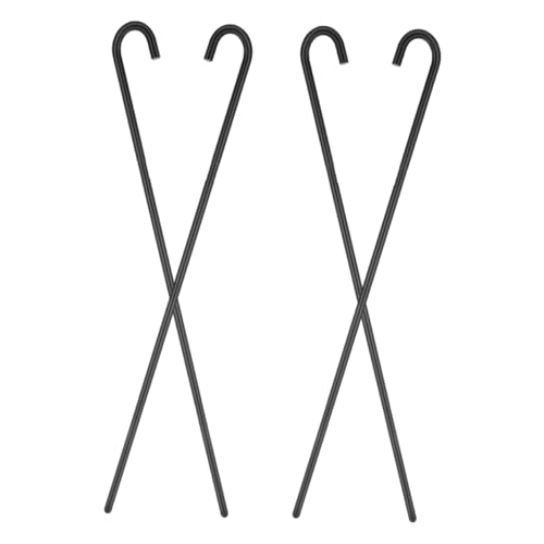 BESPORTBLE 4 Stück Teiliges Schwarzes Cosplay Zauberstab Langlebiger Leichter Walking Cane mit Komfortablem Griff Vielseitiges Kostüm Accessoire für Erwachsene bei Partys und Aufführungen von BESPORTBLE