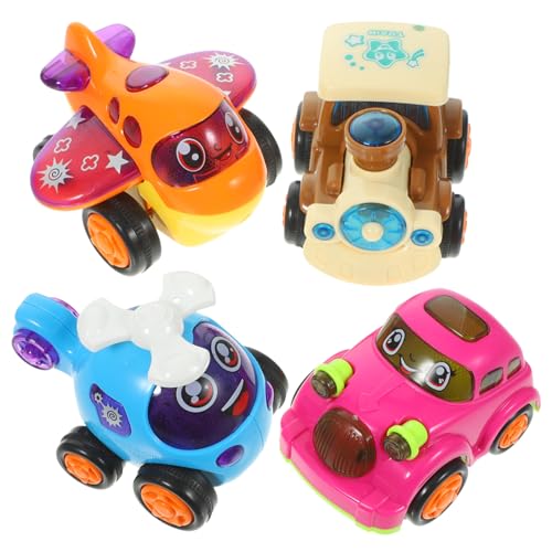 BESPORTBLE 4 Stück Teiliges Spielzeugauto Robustes Kunststoff Rückziehauto Farbenfrohes Outdoor Pull Back Car Langlebiges Fahrzeug für Jungen und Mädchen Sicher und Zufällige Zufällige Farbe BESPORTBLE 4 Stück Teiliges Spielzeugauto Robustes Kunststoff Rückziehauto Farbenfrohes Outdoor Pull Back Car Langlebiges Fahrzeug für Jungen und Mädchen Sicher und Zufällige Zufällige Farbe von BESPORTBLE