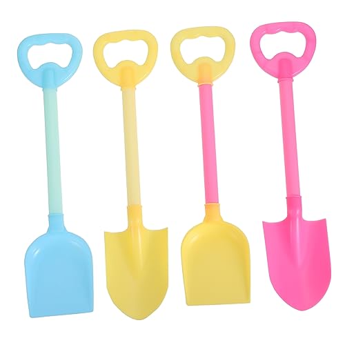 BESPORTBLE 4 Stück Teiliges Strandspielzeug Kreative Sandspielzeug Schaufeln mit Ergonomischem Griff Leichte und Sichere Kunststoffschaufeln für Jungen und Mädchen Am Strand Zufällige Farbe von BESPORTBLE