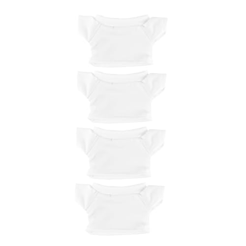 BESPORTBLE 4 Stück Teiliges T Shirt für Plüschbären Weiche Bequeme Kleidung für Ausgestopfte Tiere Rundhalsdesign Vielseitig für DIY Dekoration und Kreative Spielideen BESPORTBLE 4 Stück Teiliges T Shirt für Plüschbären Weiche Bequeme Kleidung für Ausgestopfte Tiere Rundhalsdesign Vielseitig für DIY Dekoration und Kreative Spielideen von BESPORTBLE
