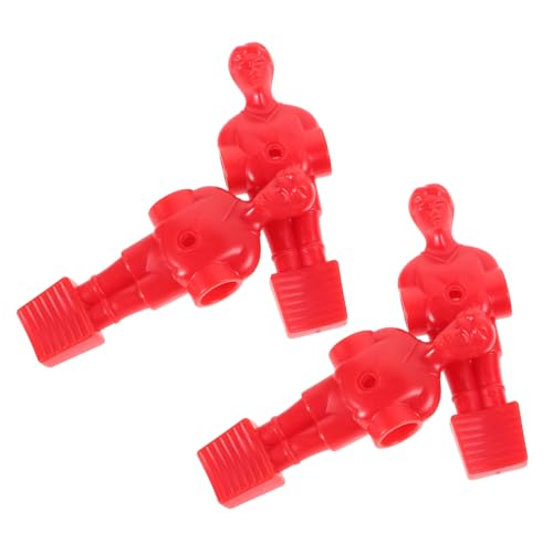BESPORTBLE 4 Stück Teiliges Tischfußball Ersatzspieler aus Robustem Kunststoff Stabile Montage Realistische Figuren für Langlebiges Fußballspiel Kompatibel mit Standard Fußballmaschinen Rot BESPORTBLE 4 Stück Teiliges Tischfußball Ersatzspieler aus Robustem Kunststoff Stabile Montage Realistische Figuren für Langlebiges Fußballspiel Kompatibel mit Standard Fußballmaschinen Rot von BESPORTBLE