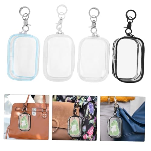 BESPORTBLE 4 Stück Teiliges Transparentes PVC Aufbewahrungsset für Plüschpuppen mit Stabilem Design Klarem Reißverschluss Schlüsselanhänger Kompakte Tragbare Aufbewahrungstasche für Sammler BESPORTBLE 4 Stück Teiliges Transparentes PVC Aufbewahrungsset für Plüschpuppen mit Stabilem Design Klarem Reißverschluss Schlüsselanhänger Kompakte Tragbare Aufbewahrungstasche für Sammler von BESPORTBLE