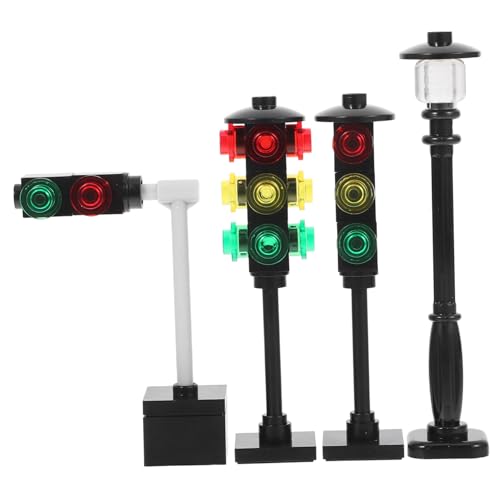 BESPORTBLE 4 Stück Teiliges Verkehrsampel Spielzeugset für Pädagogisches Miniatur Verkehrssignal Modell für Kreatives Lernen und Spiel für Vorschulkinder und Miniaturstadt BAU BESPORTBLE 4 Stück Teiliges Verkehrsampel Spielzeugset für Pädagogisches Miniatur Verkehrssignal Modell für Kreatives Lernen und Spiel für Vorschulkinder und Miniaturstadt BAU von BESPORTBLE