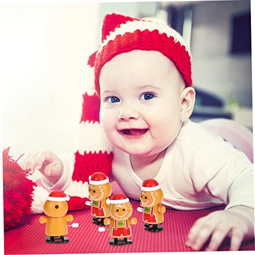 BESPORTBLE 4 Stück Teiliges Weihnachts Aufziehspielzeug Gingerbread Man aus Lustiges Kreativspielzeug für Dekoration Robust und Handlich BESPORTBLE 4 Stück Teiliges Weihnachts Aufziehspielzeug Gingerbread Man aus Lustiges Kreativspielzeug für Dekoration Robust und Handlich von BESPORTBLE