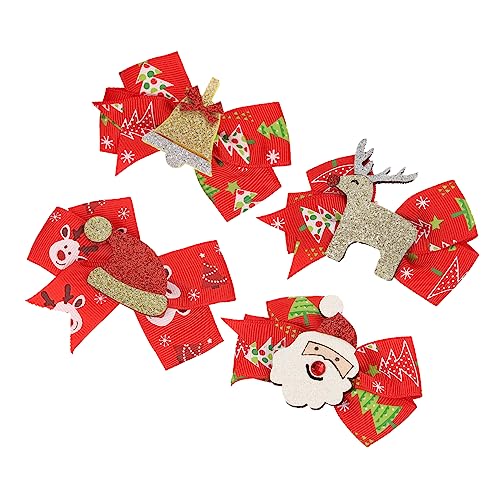 BESPORTBLE 4 Stück Teiliges Weihnachts Haarspangen mit Cartoon Bowknot Niedliche Rentiergeweih Haarklammern für Mädchen Langlebig Festlich für Weihnachtsfeier und Kinderpartys BESPORTBLE 4 Stück Teiliges Weihnachts Haarspangen mit Cartoon Bowknot Niedliche Rentiergeweih Haarklammern für Mädchen Langlebig Festlich für Weihnachtsfeier und Kinderpartys von BESPORTBLE
