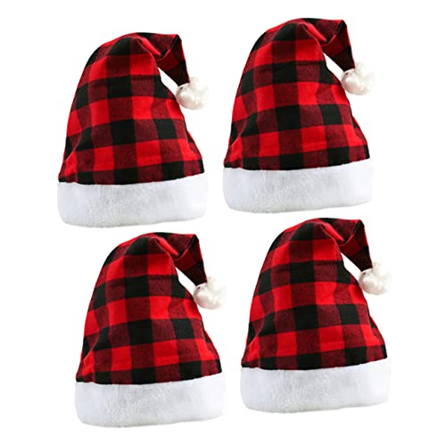 BESPORTBLE 4 Stück Teiliges Weihnachtsmützen Atmungsaktive Umweltfreundliche Stoffhüte mit Kreativem Design Festliche Kopfbedeckung für Erwachsene als Weihnachtsdeko und Partyaccessoire BESPORTBLE 4 Stück Teiliges Weihnachtsmützen Atmungsaktive Umweltfreundliche Stoffhüte mit Kreativem Design Festliche Kopfbedeckung für Erwachsene als Weihnachtsdeko und Partyaccessoire von BESPORTBLE