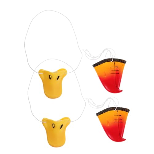 BESPORTBLE 4 Stück Tiernasen für Kostümparty Realistische und Papageiennasen mit Gummiband Verkleidungs Requisiten für Halloween und Cosplay Dekoration BESPORTBLE 4 Stück Tiernasen für Kostümparty Realistische und Papageiennasen mit Gummiband Verkleidungs Requisiten für Halloween und Cosplay Dekoration von BESPORTBLE