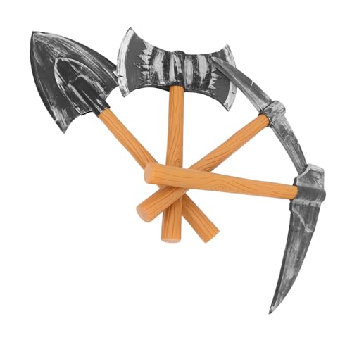 BESPORTBLE 4 Stück Zwergen-Requisiten Gnom Cosplay Spitzhacke dekoratives Spitzhackenmodell Zwerg-Spitzhacke-Requisite Halloween-Schaufel-Requisite Spielzeugaxt Halloween Kostüm Eva BESPORTBLE 4 Stück Zwergen-Requisiten Gnom Cosplay Spitzhacke dekoratives Spitzhackenmodell Zwerg-Spitzhacke-Requisite Halloween-Schaufel-Requisite Spielzeugaxt Halloween Kostüm Eva von BESPORTBLE