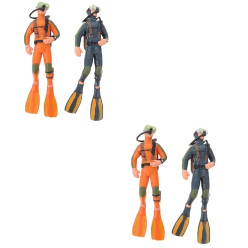 BESPORTBLE 4 Teiliges Mini Taucher Dekorationsset Realistische Unterwasser Figurine Lebensechte Landschaftsornamente Kindgerechtes Lernspielzeug Detailreiche Taucher Modelle für Aquarium BESPORTBLE 4 Teiliges Mini Taucher Dekorationsset Realistische Unterwasser Figurine Lebensechte Landschaftsornamente Kindgerechtes Lernspielzeug Detailreiche Taucher Modelle für Aquarium von BESPORTBLE