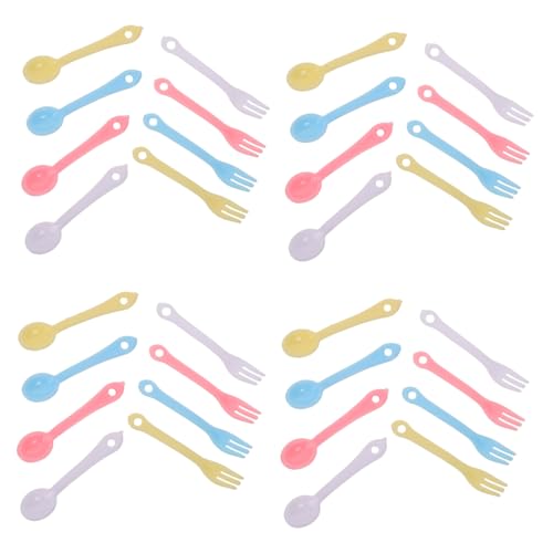 BESPORTBLE 40 Sätze Kleine Plastik Gabeln Löffel für Puppenhaus Dekor Mini Küchen Zubehör Vielseitig für Kreative Spiel und Bastelprojekte BESPORTBLE 40 Sätze Kleine Plastik Gabeln Löffel für Puppenhaus Dekor Mini Küchen Zubehör Vielseitig für Kreative Spiel und Bastelprojekte von BESPORTBLE